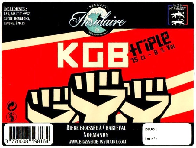 Etiquette BRASSERIE INSULAIRE 21