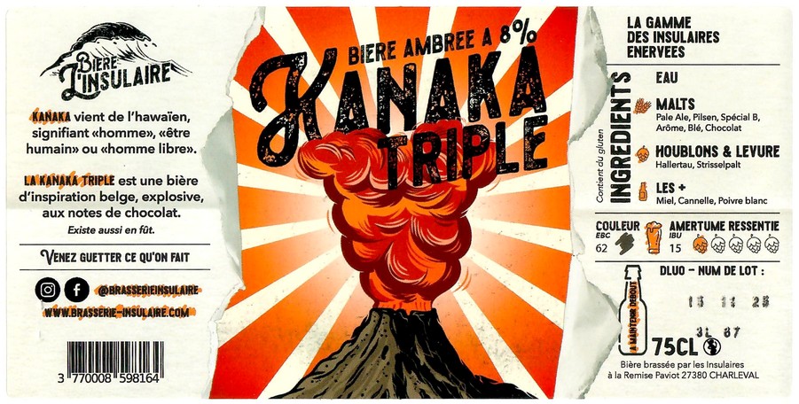 Etiquette BRASSERIE INSULAIRE 26