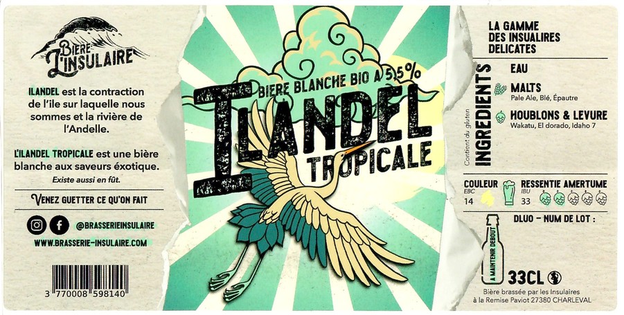 Etiquette BRASSERIE INSULAIRE 29