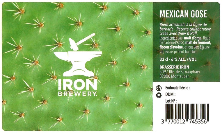 Etiquette BRASSERIE IRON 07