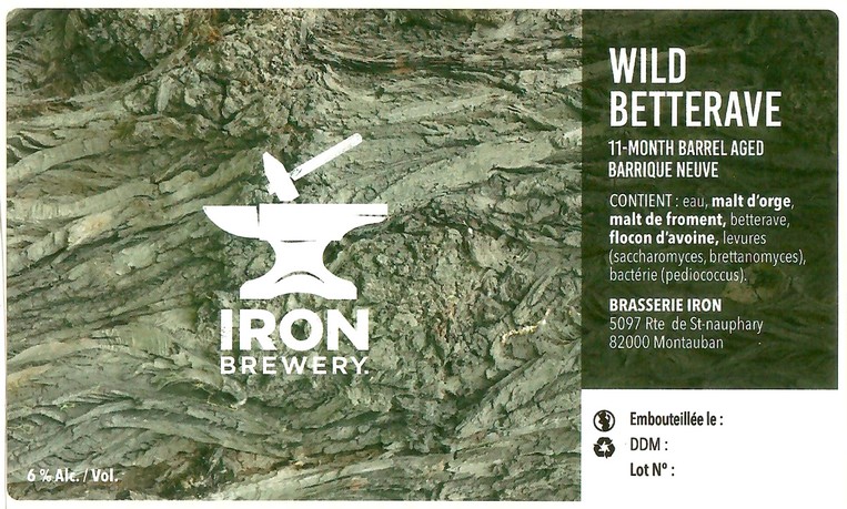 Etiquette BRASSERIE IRON 38