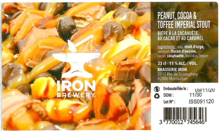 Etiquette BRASSERIE IRON 49