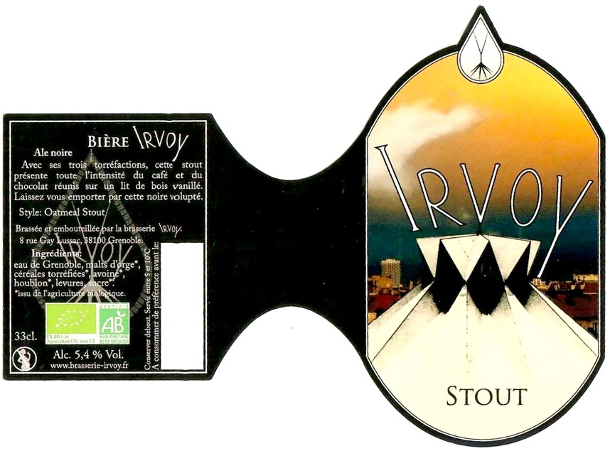 Etiquette BRASSERIE IRVOY 14