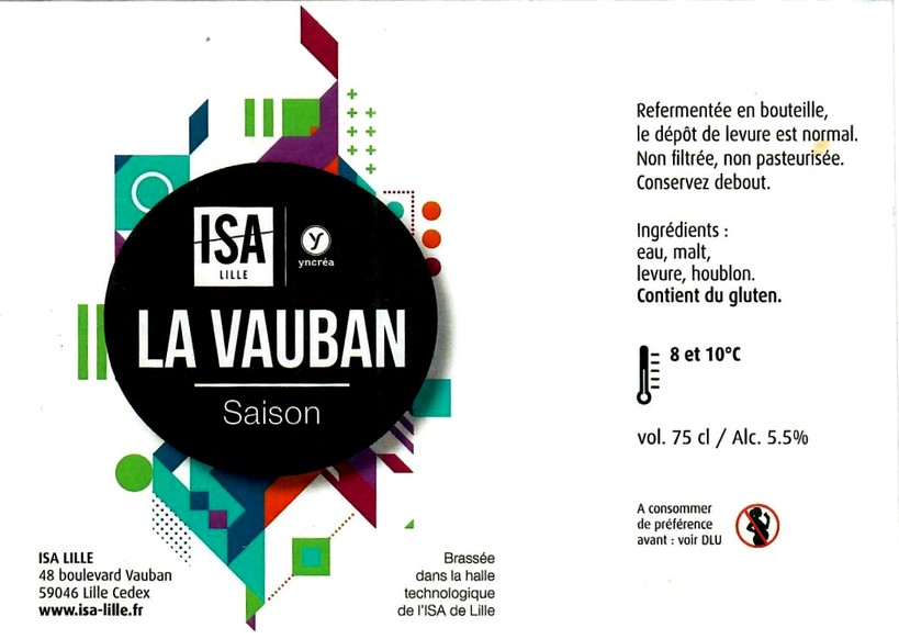 Etiquette BRASSERIE ISA 05