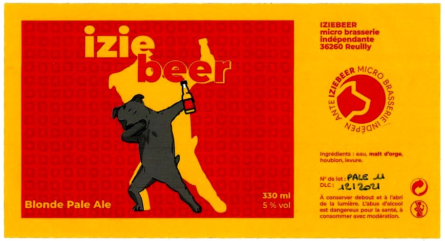 etiquette BRASSERIE IZIEBEER 01