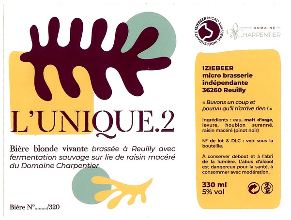 Etiquette BRASSERIE IZIEBEER 06