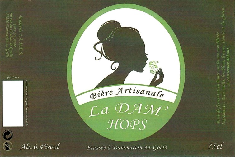 Etiquette BRASSERIE JAMES 04