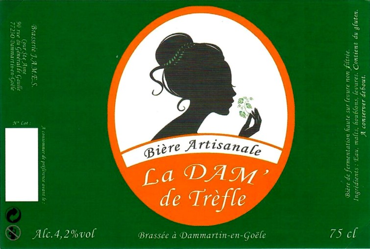 Etiquette BRASSERIE JAMES 06