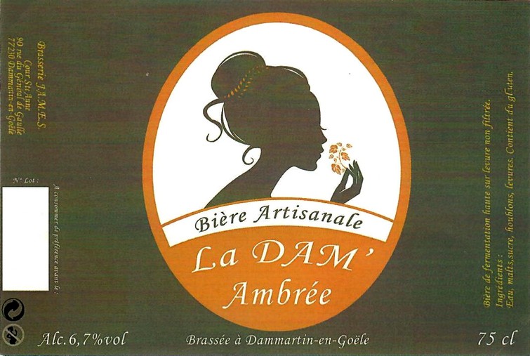 Etiquette BRASSERIE JAMES 09