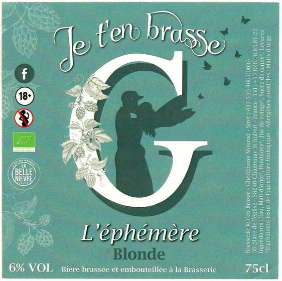 Etiquette BRASSERIE JE T'EN BRASSE 03