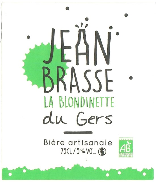 Etiquette BRASSERIE JEAN BRASSE 20