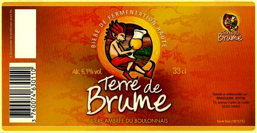 etiquette BRASSERIE JESTIN 06