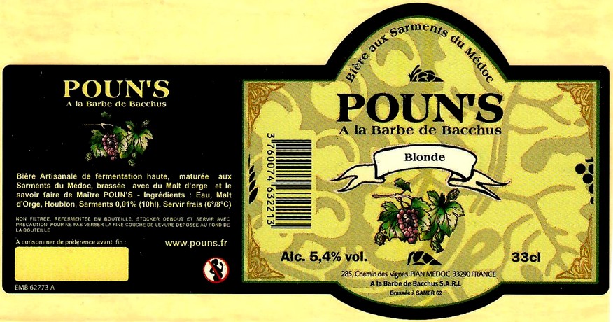 etiquette BRASSERIE JESTIN 11