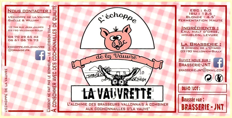 etiquette BRASSERIE JNT 11