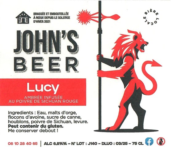 Etiquette BRASSERIE JOHN'S BEER 04