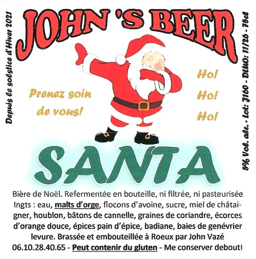 Etiquette BRASSERIE JOHN'S BEER 06