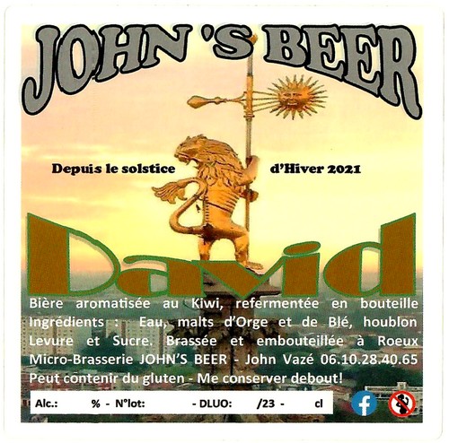 Etiquette BRASSERIE JOHN'S BEER 10