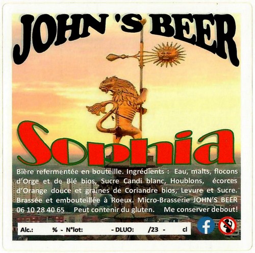 Etiquette BRASSERIE JOHN'S BEER 11