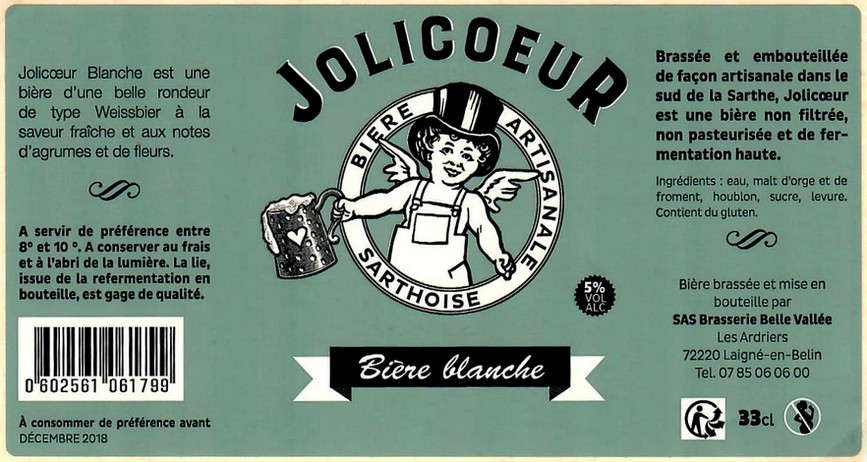 Etiquette BRASSERIE JOLICOEUR 02