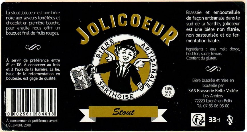 Etiquette BRASSERIE JOLICOEUR 07