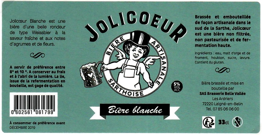 Etiquette BRASSERIE JOLICOEUR 14