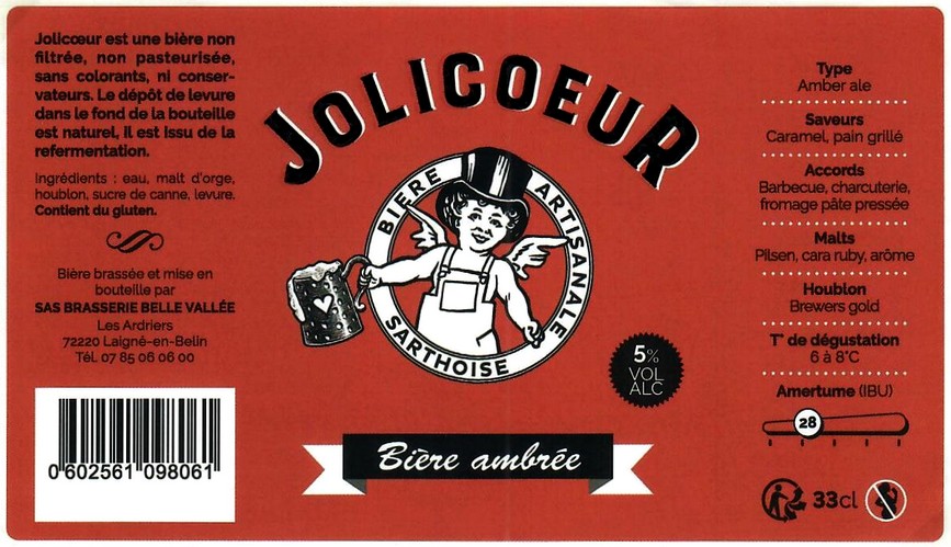 Etiquette BRASSERIE JOLICOEUR 20