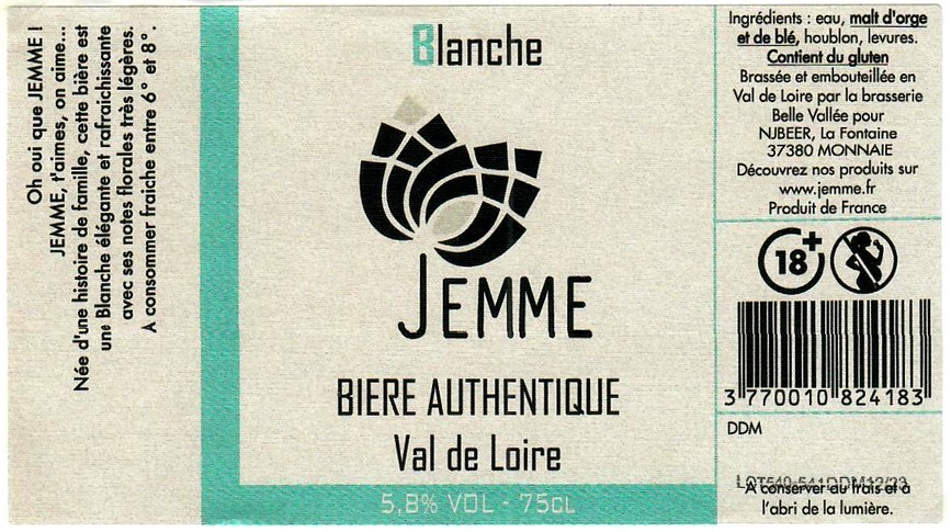 Etiquette BRASSERIE JOLICOEUR 42