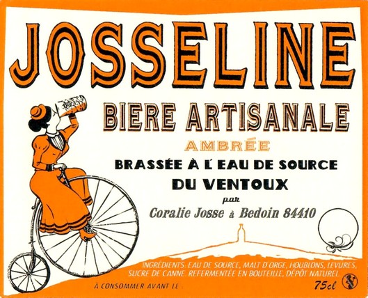 Etiquette BRASSERIE JOSSELINE 01