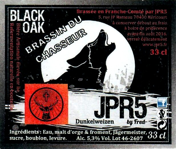 Etiquette BRASSERIE JPR5 18