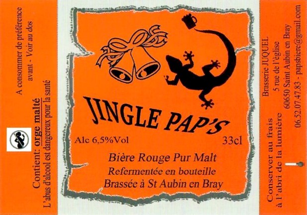 Etiquette BRASSERIE JUQUEL 16