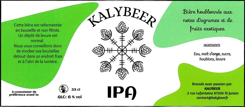 Etiquette BRASSERIE KALYBEER 02