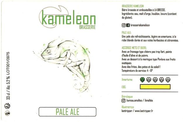Etiquette BRASSERIE KAMELEON 03