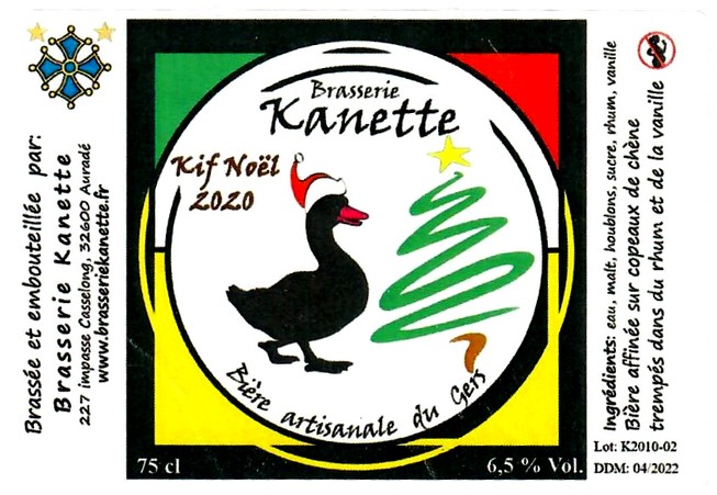 etiquette BRASSERIE KANETTE 15