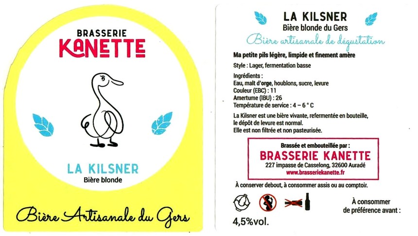 Etiquette BRASSERIE KANETTE 27