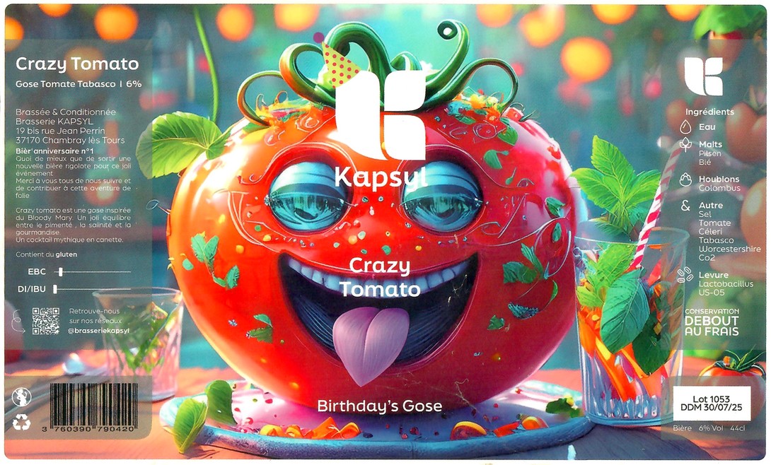 Etiquette BRASSERIE KAPSYL 01