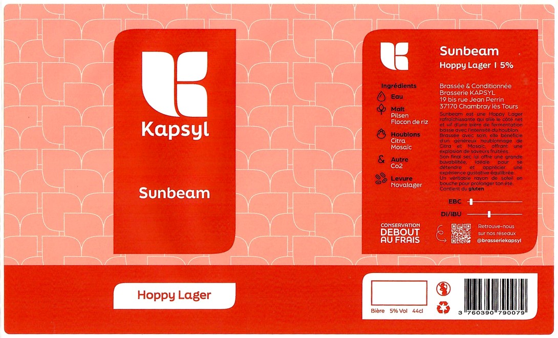 Etiquette BRASSERIE KAPSYL 10