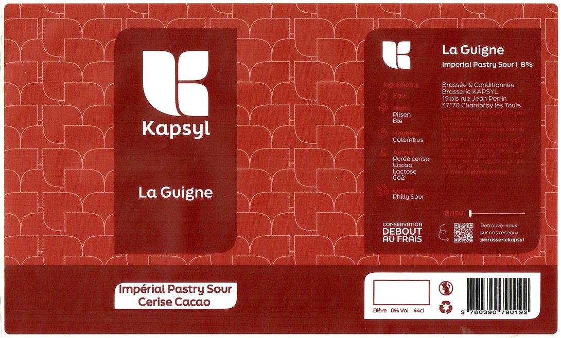 Etiquette BRASSERIE KAPSYL 11