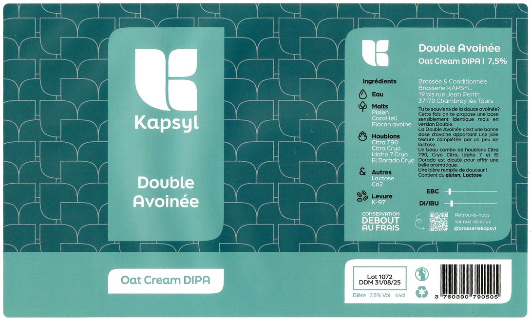 Etiquette BRASSERIE KAPSYL 13