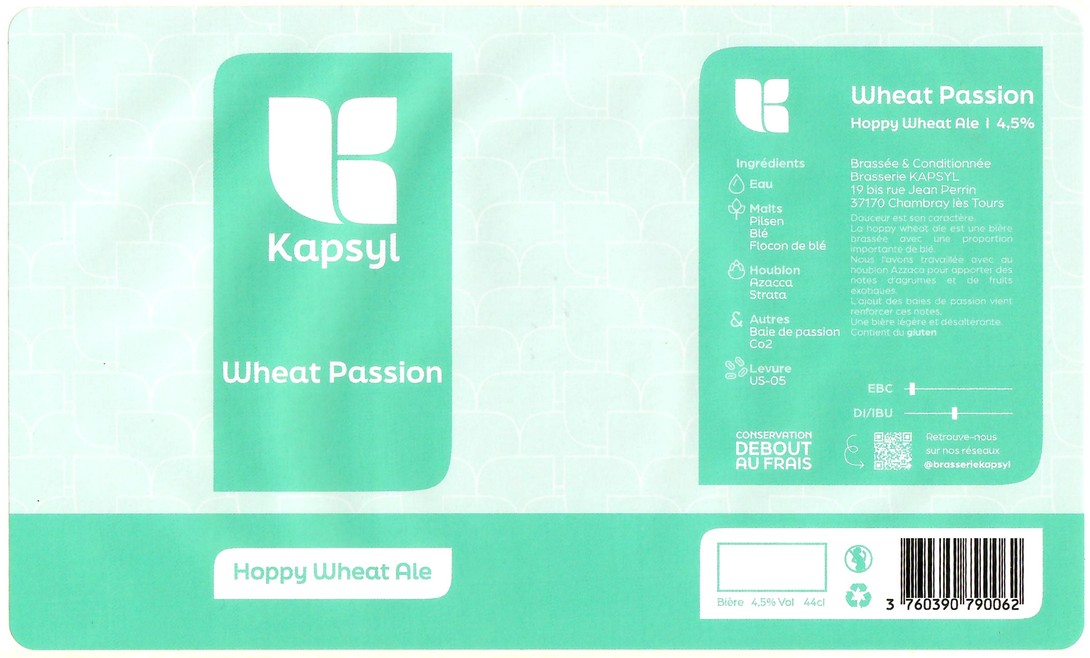 Etiquette BRASSERIE KAPSYL 15