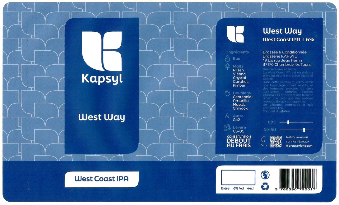 Etiquette BRASSERIE KAPSYL 23