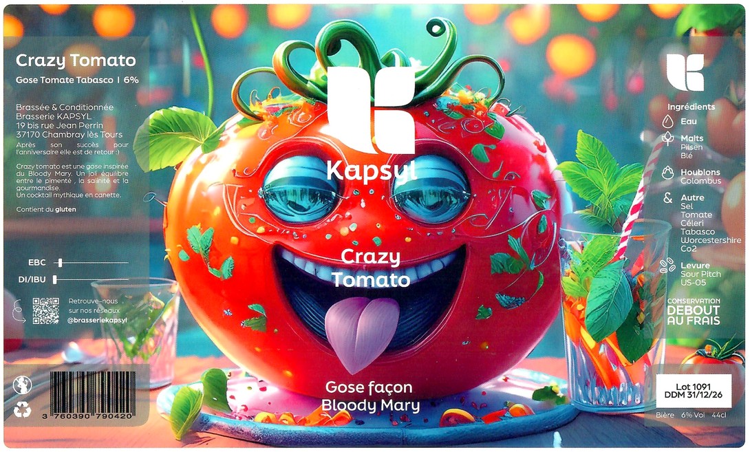 Etiquette BRASSERIE KAPSYL 26