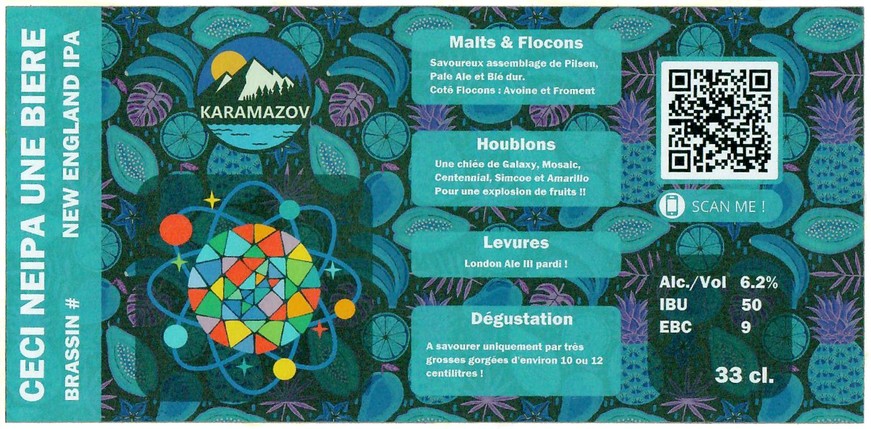 Etiquette BRASSERIE KARAMAZOV 02