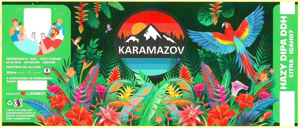 Etiquette BRASSERIE KARAMAZOV 03