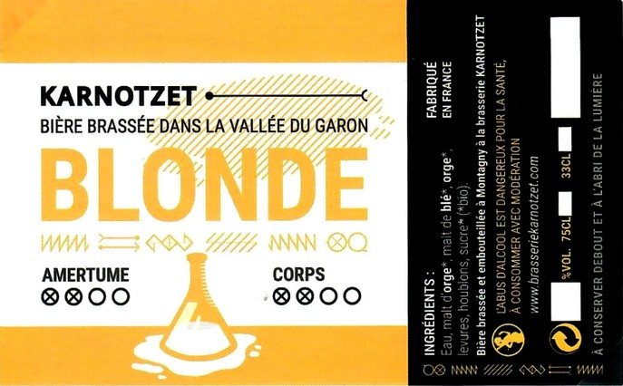 etiquette BRASSERIE KARNOTZET 06