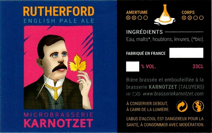 Etiquette BRASSERIE KARNOTZET 09