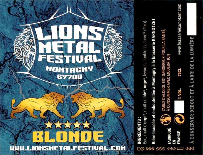 Etiquette BRASSERIE KARNOTZET 12