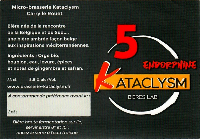 etiquette BRASSERIE KATACLYSM 05