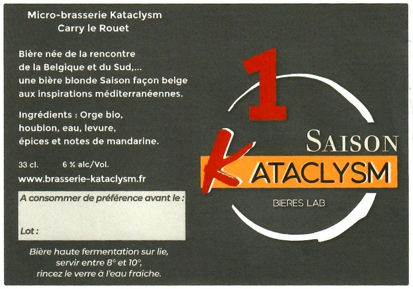 etiquette BRASSERIE KATACLYSM 08