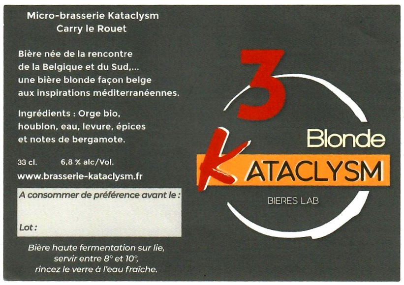 etiquette BRASSERIE KATACLYSM 11