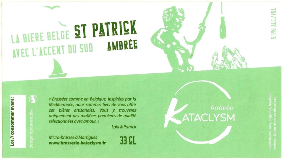 Etiquette BRASSERIE KATACLYSM 12